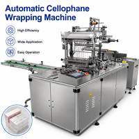 Machine d'emballage automatique / d'enveloppement en cellophane pour boîtes de poker, de thé, de cigarettes, de lait, de parfum et de chocolat