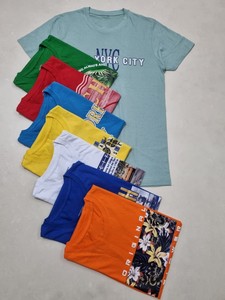 T-shirt décontracté pour homme en coton tricoté imprimé de haute qualité, coupe ample, écologique, séchage rapide, respirant - Product Image 6