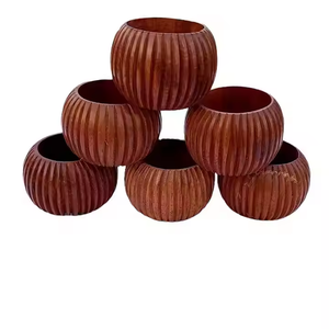 Jolis ronds de serviette nouveau Design pour les mariages Table 2025 gros anneau de tissu décoration de fête serviettes en bois anneau usine directe - Product Image 4