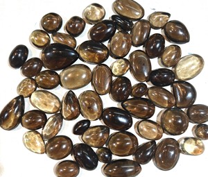 100% ควอตซ์อัญมณีทรงหลังเบี้ยแบบสโมคกี้ธรรมชาติคุณภาพสูงสำหรับแหวนจี้เครื่องประดับทำราคาเป็นจำนวนมาก - Product Image 2