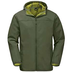 Chaqueta para Hombre 2025, Chaqueta Ligera de Poliéster Softshell, Chaqueta Larga Informal para Exteriores, Invierno, Senderismo, con Capucha, Cuello de Lona, OEM - Product Image 3