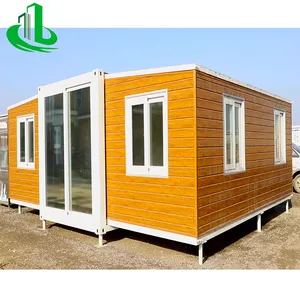 Conteneur de 3 chambres à coucher, petite maison sur roues, maison préfabriquée à vendre, usine OEM, maison modulaire, coupe-vent