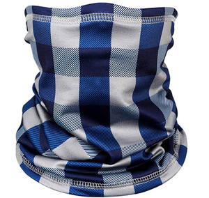 Cache-cou Snood Bandana en polyester unisexe Masque de visage respirant imprimé de logo personnalisé pour les activités de plein air pour adultes - Product Image 1