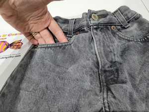 PanCargo Jeans | Baggy Streetwear Denim | Hip Hop Hebilla Correas | Edgy Grunge Outfit | Dark Y2K Estética | Patchwork de pierna ancha - Product Image 4