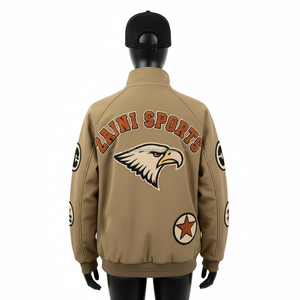 Chaqueta Softshell para Mujer, Tejido Cortavientos, Acabado de Paneles, Logotipo Personalizado, Bordado, Estilo Urbano - Product Image 2