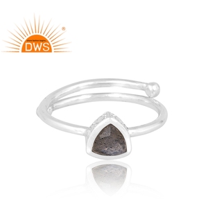 Latest Selling 925 Sterling Silver Natural <b>Labradorite</b> Gemstone <b>Ring</b> Custom Jewelry For Women Gift For Her - Product Image 3
