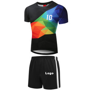Fournisseurs ODM de maillots et shorts de rugby 100% polyester respirant et à séchage rapide, noms d'équipes personnalisés pour les ligues de football - Product Image 1