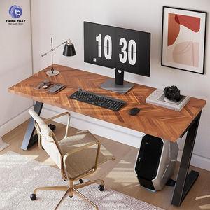 Plan de travail en bois d'acacia Chevron, finition huilée, qualité BC, épaisseur personnalisable de 1,26 à 1,5 pouces, 25 x 96 pouces, armoires de cuisine - Product Image 2