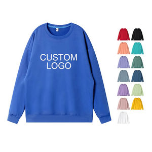 เสื้อสเวตเตอร์แบบสวมหัวสำหรับผู้ชายผ้าฝ้าย100% 260กรัมมีฮู้ดคอกลมสำหรับฤดูหนาวสไตล์สตรีทแวร์ลายพื้น - Product Image 1