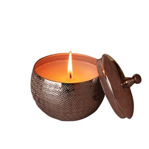 Élégant pot à bougie en métal pour offrir en cadeau, parfait pour les occasions de pendaison de crémaillère et les occasions festives - Product Image 2