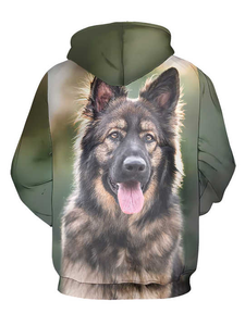 Sweat à capuche d'hiver unisexe de haute qualité 100% coton imperméable écologique imprimé délavé brodé fermeture éclair complète thermique personnalisé - Product Image 3