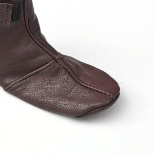 Calcetines de cuero genuino puro ligeros y cómodos hechos profesionalmente con cremallera Precio al por mayor - Product Image 4