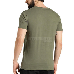 เสื้อยืดแขนสั้นลำลองผู้ชายทรงเข้ารูป ผลิตจากผ้าฝ้าย สำหรับขายออนไลน์ ผลิตในปากีสถาน - Product Image 2