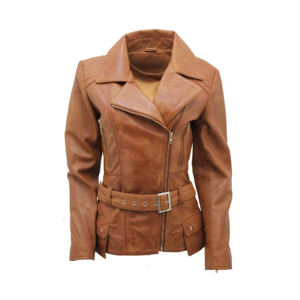 Vestes en cuir PU à col montant pour femmes au tarif de gros Nouveau style d'hiver Veste en cuir véritable à fermeture éclair pour femmes - Product Image 1