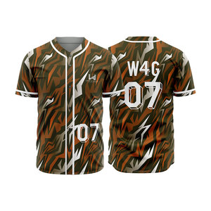 Camisetas de béisbol y softball de talla grande y cómodas personalizadas con patrón 3D, transpirable, que absorbe la humedad, nombres de equipos personalizados - Product Image 3