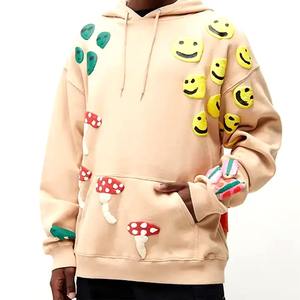 เสื้อฮู้ดฟลีซแบบยูนิเซ็กซ์ 3 มิติ พร้อมโลโก้สั่งทำพิเศษ สไตล์ไฮสตรีทรักษ์โลกสำหรับฤดูหนาว - Product Image 1