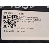 Porte-fusibles et unité de commande électronique PEUGEOT 208 Série 4525852 EB2 essence 1199 (12>19)