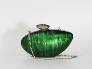 Bolso de Mano de Resina Moderno Personalizado para Mujer, Impermeable, Ecológico, Bolso de Noche Hecho a Mano, Estuche Rígido, Bolso de Fiesta, para Bodas y Eventos - Product Image 6