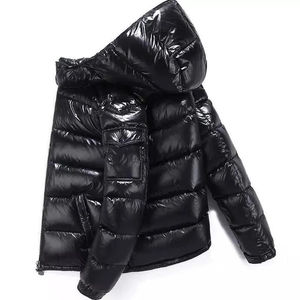 2025 New Arrival Men's Reversible Eco-Friendly Waterproof <b>Quilted</b> Puffer Jacket <b>Thick</b> Black Bubble Jacket Polyester Padding Warm - Product Image 4