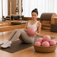 Mini ballon de Pilates et de yoga 15-25 cm, souple, anti-éclatement, léger, durable, logo personnalisé