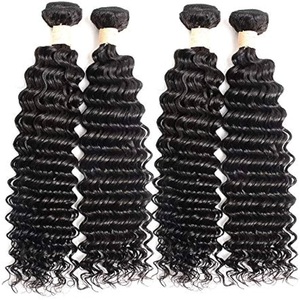 Sin procesar Natural ondulado templo crudo virgen indio rizado sedoso recto cabello tejido crudo virgen cutícula alineada cabello humano indio - Product Image 2