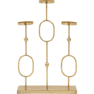 Soporte de vela de acero inoxidable 5 luces con acabado plateado Diseño vintage Accesorios de iluminación Decoración interior Portavelas - Product Image 4