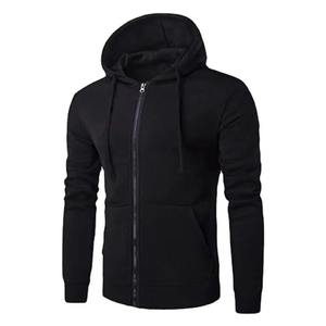 Automne hommes sweats à manches longues veste à capuche fermeture éclair veste hommes sweats à capuche sweat Slim Fit mâle vêtements - Product Image 5
