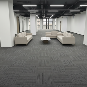 Dalles de <span class=keywords><strong>moquette</strong></span> commerciales pour la maison, antidérapantes, résistantes à l'usure, pour salon, bureau, chambre, faciles à installer - Product Image 2