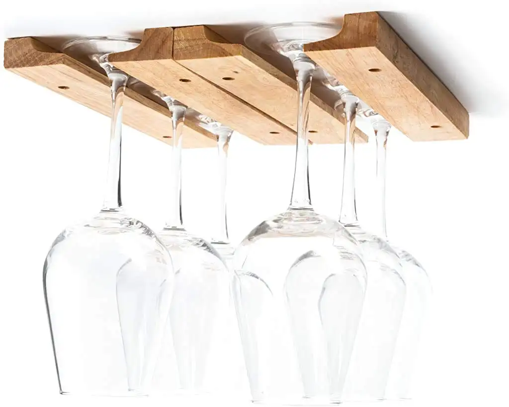 Alta qualidade de vidro de madeira stand/rack Hanger Propagation Station Glass stand para casa e bar usar preço barato