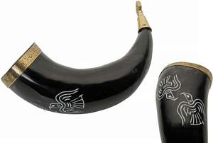 Mini Jarra Vikinga Ecológica con Diseño de Animal para Vodka, Whisky, Hidromiel, Vino, Cerveza - El Mejor Regalo de Cumpleaños - Product Image 6