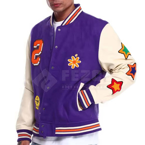 Hecho a mano para ofrecer calidez como una chaqueta de invierno real, ropa de calle de moda, chaqueta Letterman para hombres - Product Image 2