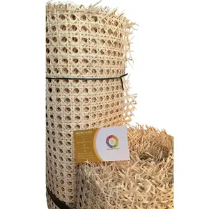Competitive Price Natural Rattan Cane Webbing Roll Best Sell Product 2023 - Woven Bleached Rattan Webbing Cane from Viet Nam