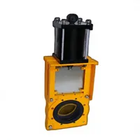 Vanne à opercule industrielle pour boues en fonte ductile et acier inoxydable, manuelle, type Wafer, pour eau, DN50-DN500, application générale