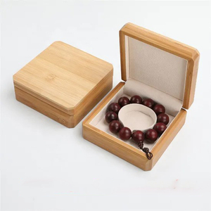 Natural Rubber <b>Wooden</b> <b>Jewelry</b> <b>Box</b> Rectangle Shape Elegant Design Lids Closure For Jewellery Storage - Product Image 6
