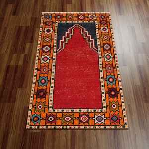 Vintage Pattern <b>Prayer</b> Turkish <b>Rug</b> Pattern <b>Prayer</b> Floral Muslim Turkish Printed <b>Rug</b>,With Pile Soft <b>Rug</b> - Product Image 4