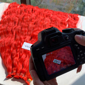 Extensions de cheveux en vrac les plus vendues, cheveux vietnamiens, double trame, 100 grammes, toutes les couleurs, 28 pouces - Product Image 1