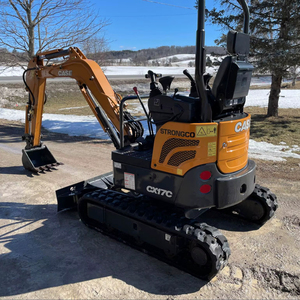 Mini-excavatrice CX17C de 1,8 tonne, modèle 2023, d'occasion, de haute qualité, avec composants principaux, moteur, pompe, à bas prix - Product Image 1