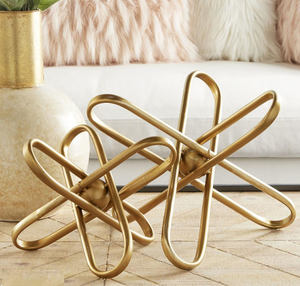 Artículos decorativos de mesa de Metal con cadena de oro de estilo europeo para bodas, Navidad, cumpleaños y festivales, artículos decorativos para el hogar, habitaciones - Product Image 2