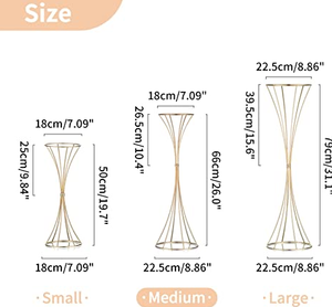 Vase à fleurs en métal décoratif en laiton AK avec vase de vaisselle de conception Standard fini en or pour décor de restaurant/décor d'hôtel - Product Image 6