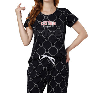 Survêtement d'été pour femmes ensemble deux pièces haut à manches courtes et pantalon tenue de sport survêtement d'été décontracté pour femmes - Product Image 5