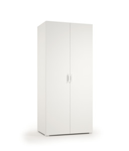 ตู้เสื้อผ้าแบบแขวน Terraneo พร้อมชั้นวางสองชั้น ผลิตในอิตาลี ทำจากเมลามีน คุณภาพสูง ดีไซน์ทันสมัย เรียบง่าย แบบตั้งพื้น - Product Image 1