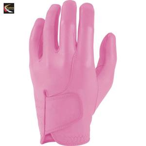 Gants de golf en peau de mouton Cabretta Logo personnalisé de haute qualité pour femmes respirant anti-dérapant imperméable UV protégé mains sport - Product Image 2