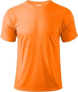 เสื้อยืดผู้ชายผ้าถักผ้า100% คอตตอนแห้งเร็วเป็นมิตรกับสิ่งแวดล้อมระบายอากาศได้ดีไซส์ใหญ่พิเศษกำหนดโลโก้ได้เองแบบเรียบ - Product Image 1