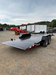 Remolque de Inclinación Hidráulica Completa de 20 pies y 15K con Certificación CE, Transportador de Equipo Pesado con Cilindros Dobles y Plataforma de Acero de Alta Resistencia - Product Image 4