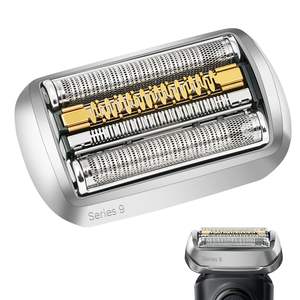 Cabezal de Repuesto de Doble Cuchilla para Afeitadora Eléctrica Compatible con la Afeitadora Mti Grooming, Plateado, para Uso Facial y Corporal, Lavable - Product Image 1