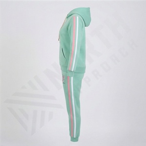 Conjunto Deportivo Personalizado para Mujer, Dos Piezas, Chándal, Ropa Deportiva, Traje de Sudoración, Felpa de Algodón Suave, Atuendo para Gimnasio y Correr, Color Personalizado - Product Image 3