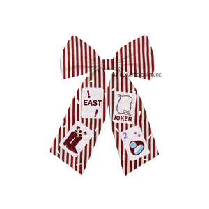 Moño para el Cabello con Cuentas Personalizado, Accesorio de Moda para Mujer, Diseño Bordado a Mano para el Día del Deporte - Product Image 2