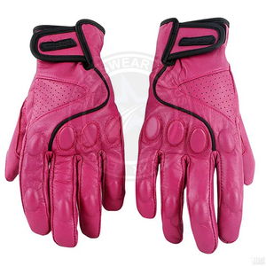 Gants de vélo en cuir respirant de haute qualité à doigts entiers avec coque en fibre de carbone personnalisable pour VTT tout-terrain, VTT, moto tout-terrain - Product Image 4