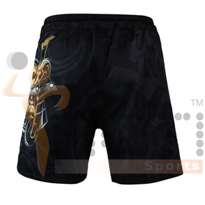 กางเกงขาสั้น MMA ของผู้ชายสำหรับ2024กางเกงฝึกซ้อมออกกำลังกายต่อสู้พิมพ์ซับลิเมชัน - Product Image 5