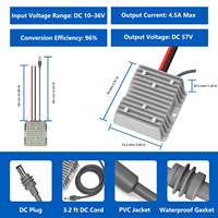 Alimentation Starlink 57V 57V 4.5A Convertisseur DC-DC élévateur pour routeur satellite Systèmes d'alimentation extérieurs Module d'alimentation de suralimentation